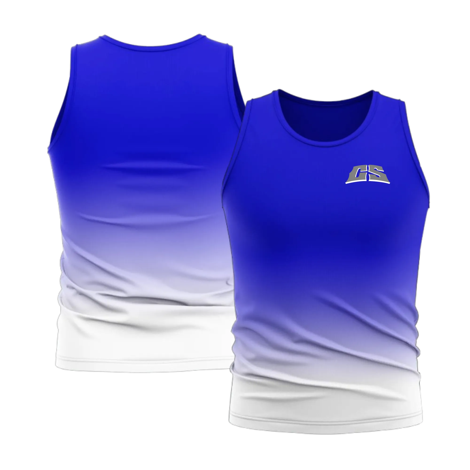 CS Tank Top Blue White