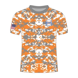CA Dri Fit Shirt Gray Orange Camo