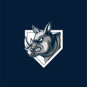 Rhinos Blanket 50X60 Navy
